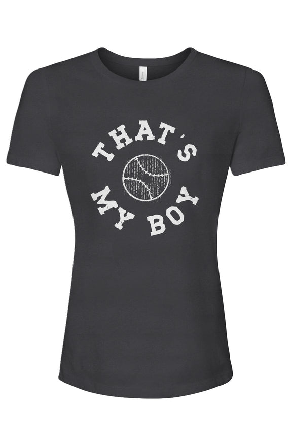 Baseball-That's My Boy Relaxed Graphic T-Shirt