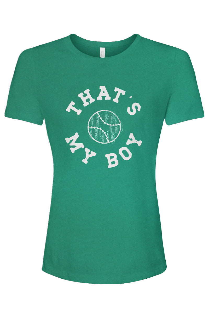 Baseball-That's My Boy Relaxed Graphic T-Shirt