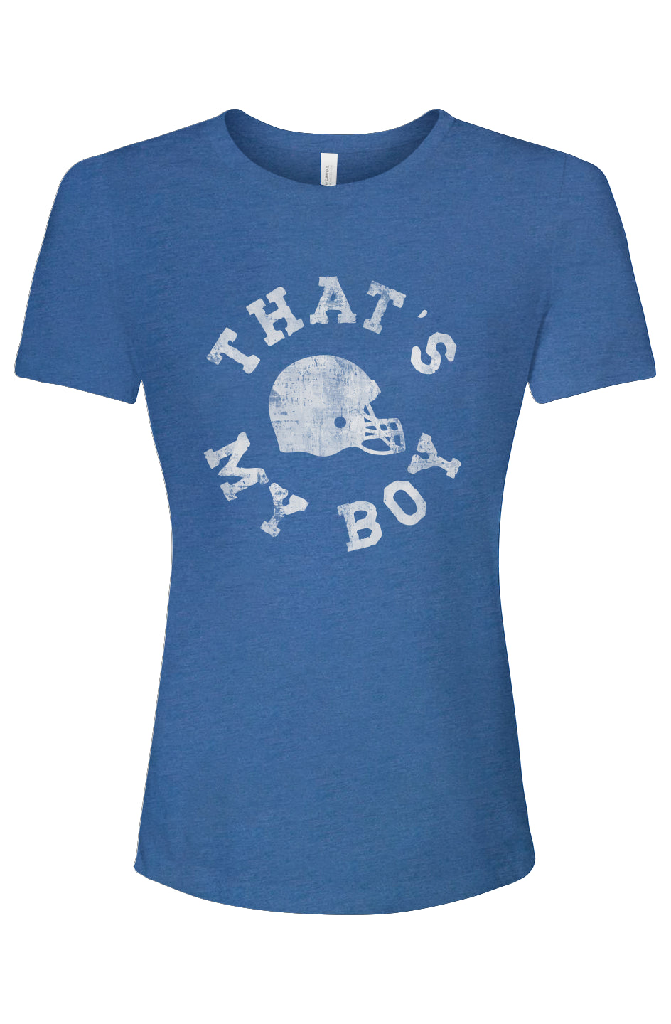 That's My Boy-Football Women’s Relaxed Fit Triblend Tee