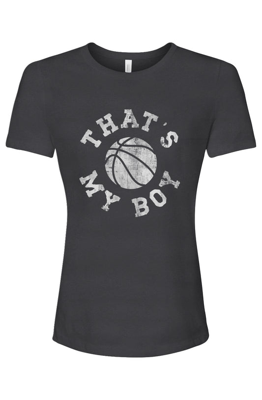 Thats My Boy- Basketball Mom Women’s Relaxed Fit Triblend T-Shirt