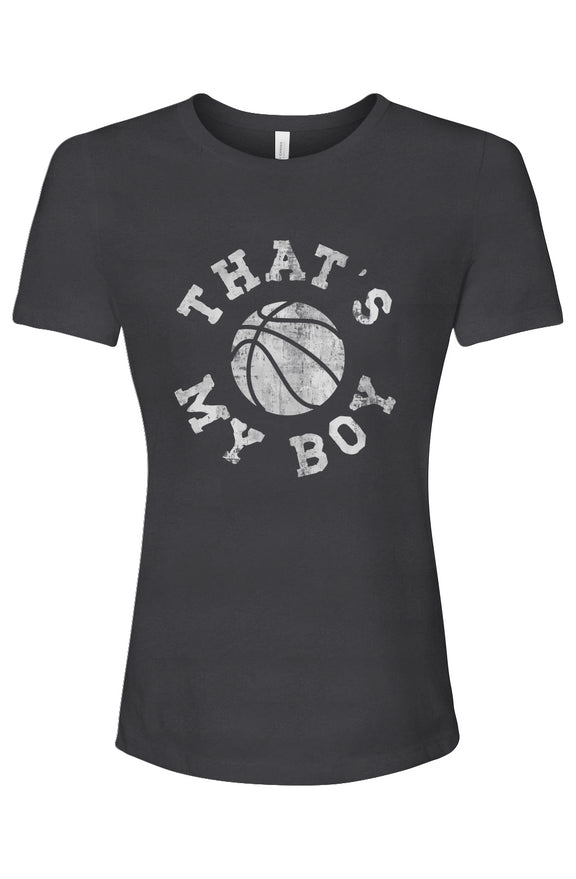 Thats My Boy- Basketball Mom Women’s Relaxed Fit Triblend T-Shirt