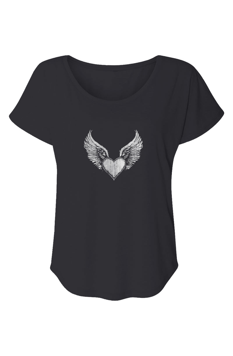 Angel Love- Woman's Dolman Triblend T-Shirt