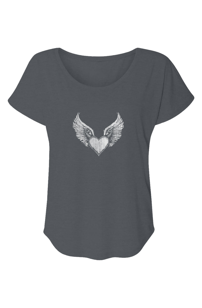 Angel Love- Woman's Dolman Triblend T-Shirt