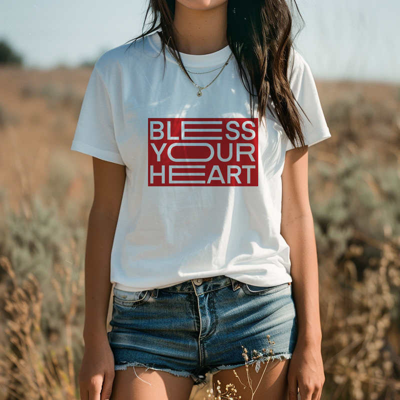 Bless Your Heart Bold Graphic Tee