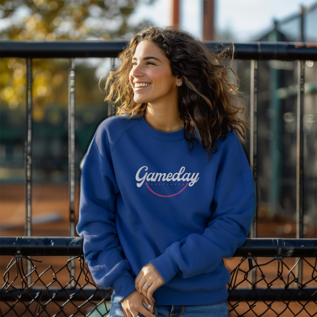 Gameday Baseball Mom Crewneck Sweater