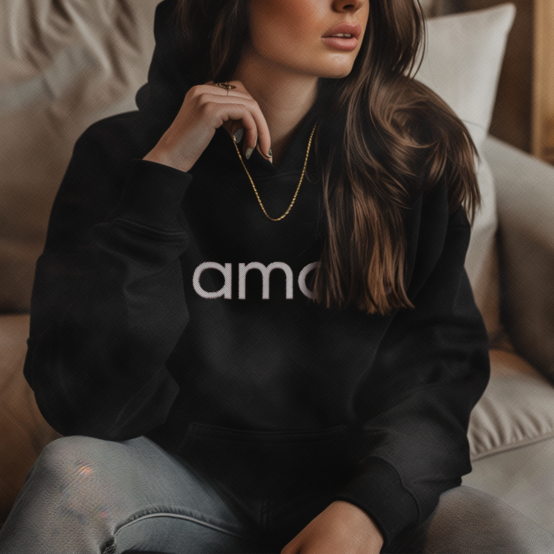 Amore Women's Embroidered Crewneck Sweater