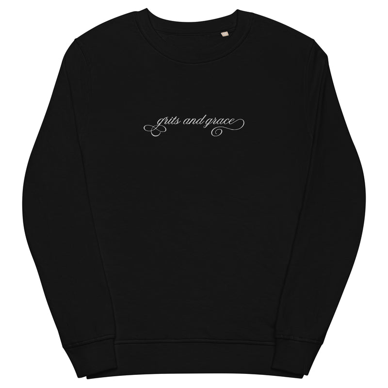 Grits and Grace Embroidered Crewneck Sweatshirt