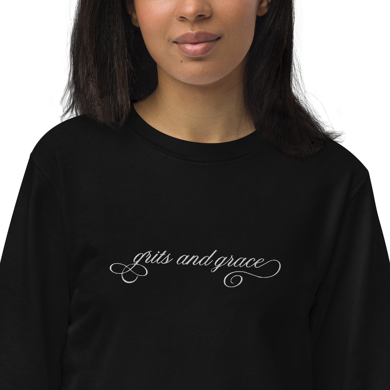 Grits and Grace Embroidered Crewneck Sweatshirt