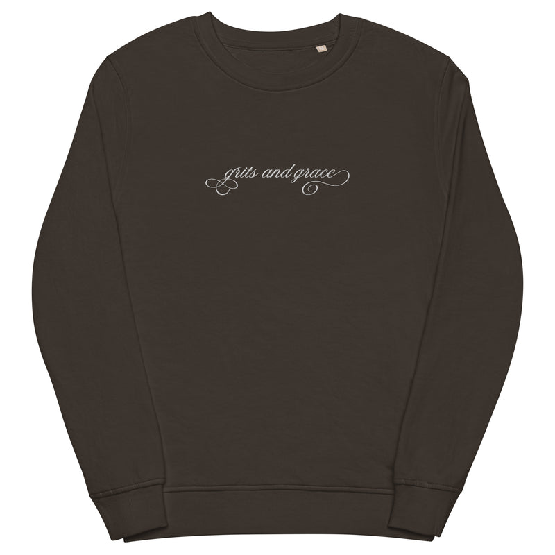 Grits and Grace Embroidered Crewneck Sweatshirt