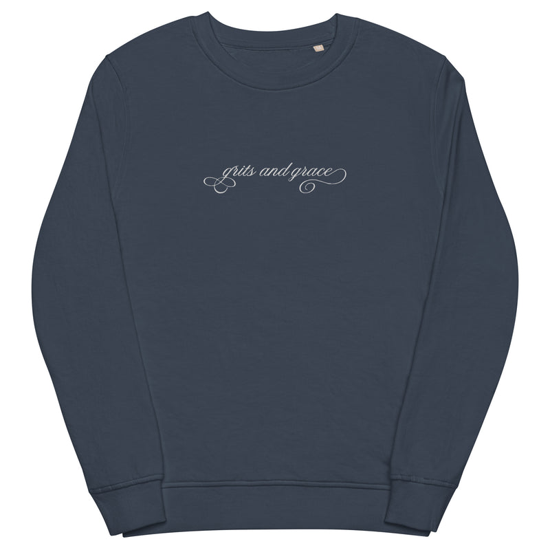 Grits and Grace Embroidered Crewneck Sweatshirt