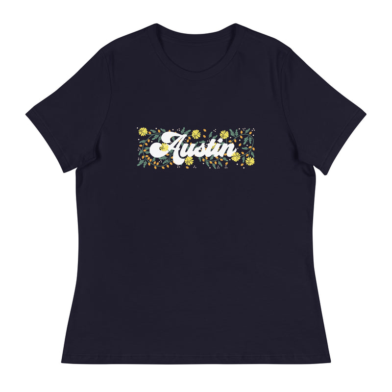 Austin Blooms Relaxed Graphic T-Shirt