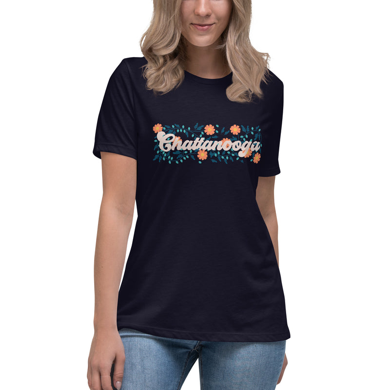 Chattanooga Charm Floral Graphic T-Shirt