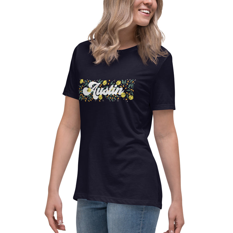 Austin Blooms Relaxed Graphic T-Shirt